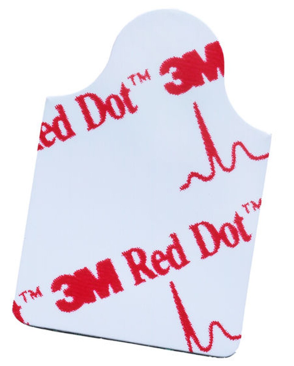 EKG Resting Red Dot Electrodes